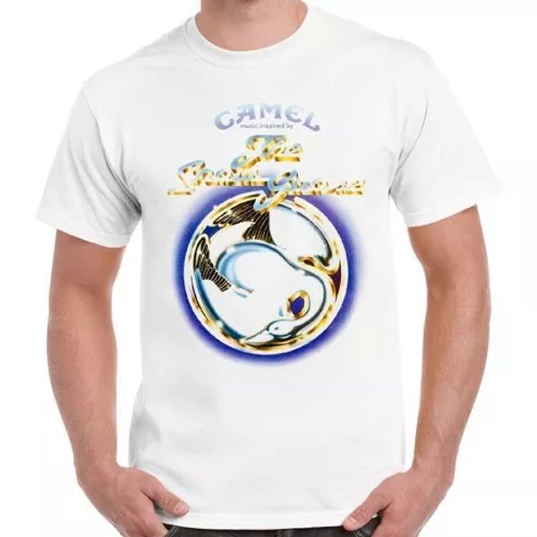 

camel band the snow goose rock music gift cool vintage retro t shirt 1661, White;black
