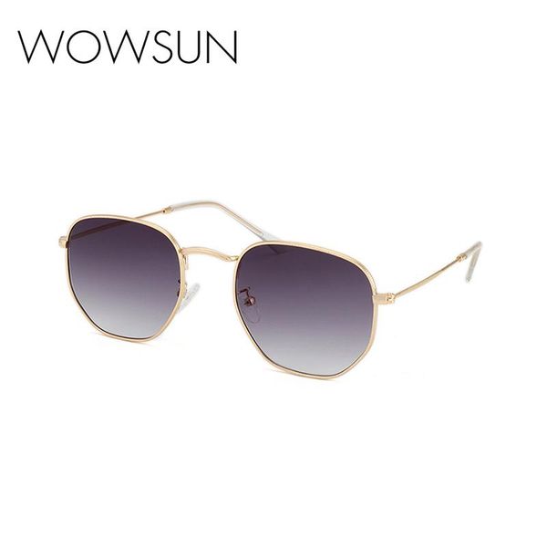 

sunglasses wowsun oval polygonal women men fashion brand designer ultralight small glasses female sun wo-043, White;black