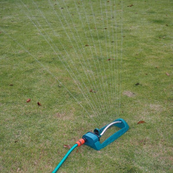 

watering equipments 15 hole swing plastic aluminum tube garden lawn sprinkler 2 sided coverage