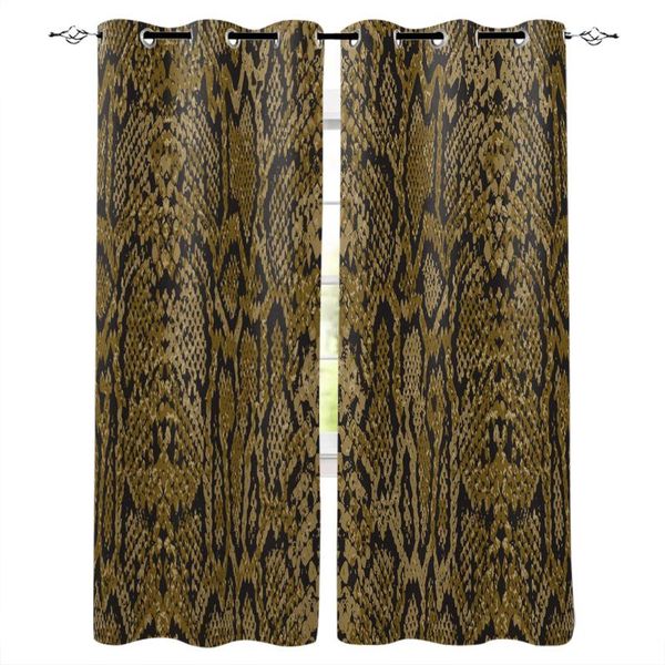 

snake skin boa africa curtains for living room bedroom modern home decoration window curtain kids supplies & drapes