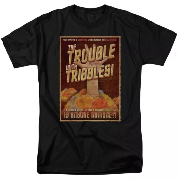 

star trek tribbles: the movie tv show t-shirt sizes s-3x new, White;black