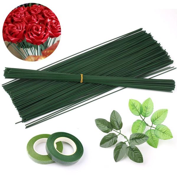 

decorative flowers & wreaths plastic stem flower pole rose wedding decoration for artificial iron wire head accessory