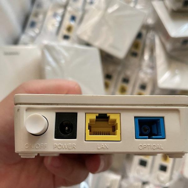 

fiber optic equipment 20pcs original used epon onu hg8010h ftth home modem ont olt router 1ge without, power adaptor