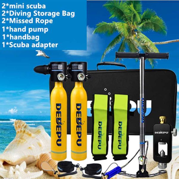 

dedepumini snorkeling breathing apparatus 500m scuba diving equipment portable oxygen tank manufacturer direct supply accessories