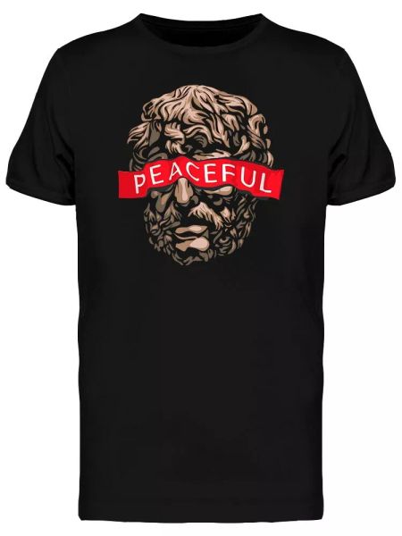 

Blind Peacefulness Graphic Men's Tee -Image by Shutterstock, White;black