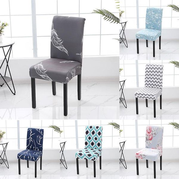 

chair covers elastic cover home el restaurant dining simple fabric