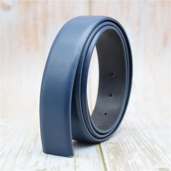 

belts genuine leather belt men/women no buckle black/white/brown/coffee/blue/red 3.3cm width suit for pin fashion 90-125cm, Black;brown