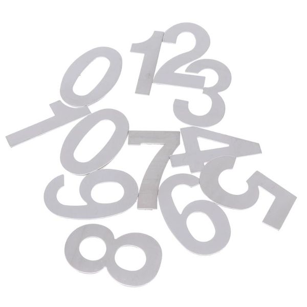 

party favor 10pcs number sign modern plaque house el door address stickers