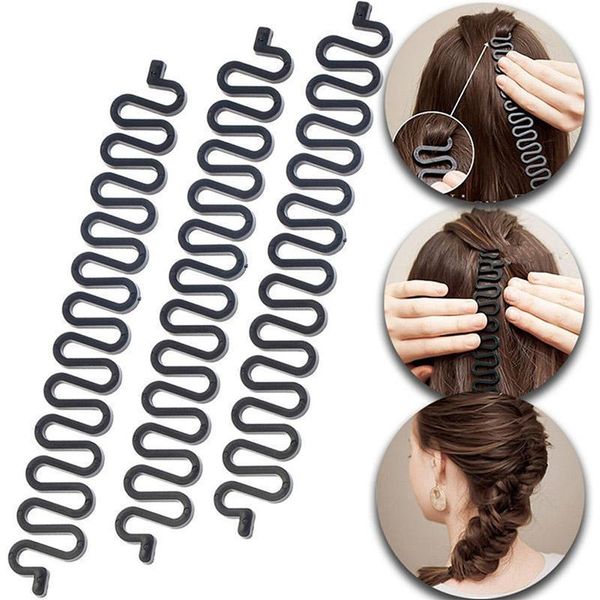 

hooks & rails practical styling tool hair braider pull hairpins clip comb barrette for girls kit braiding bun