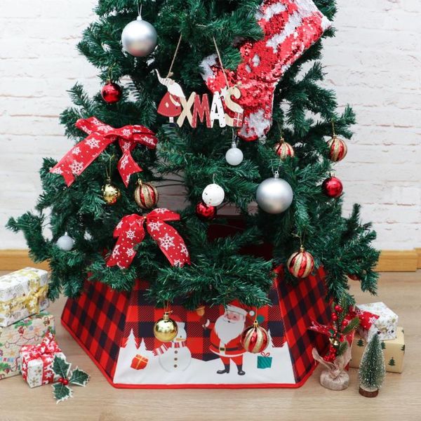 

christmas decorations 1 pcs fabric tree collar skirt square ring