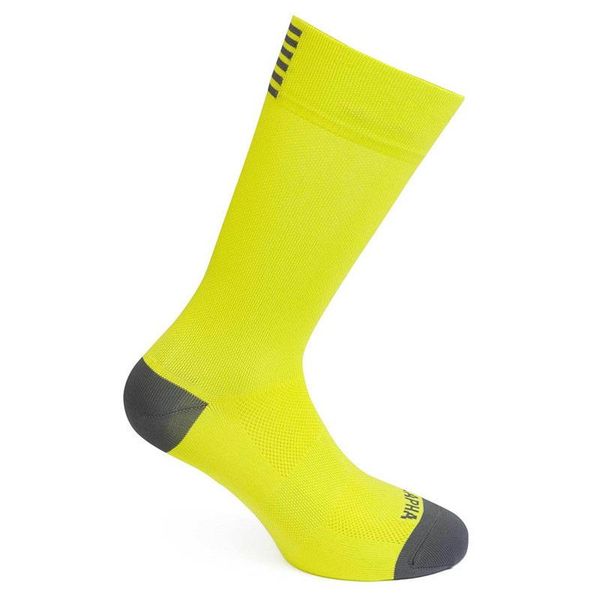 

yellow colors professional brand sport socks breathable road bike bicycle outdoor sports racing cycling, Black