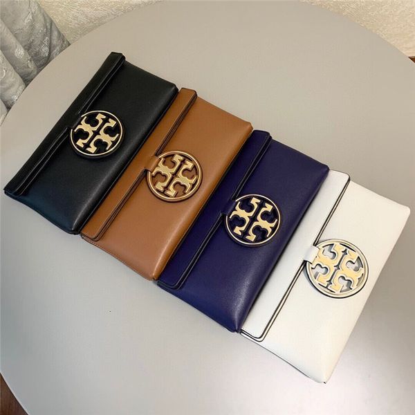 

luxury 2021 new tb women's bag napa leather large handbag versatile temperament magnetic button holding dinner zero wallet