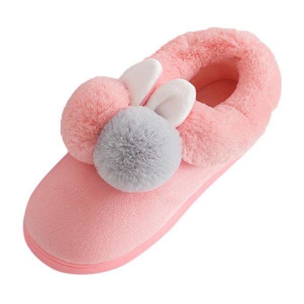 

slippers fashion casual simple women winter home non-slip indoors bedroom floor warm shoes material comfortable a50, Black