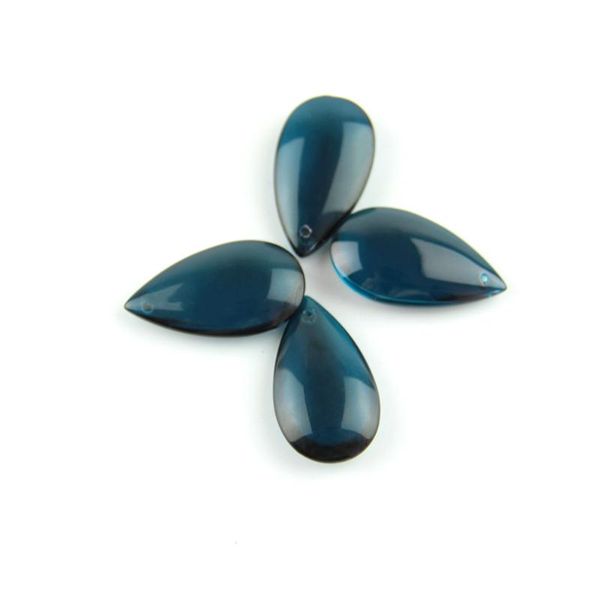 

30pcs/lot 50mm peacock blue color pear shape crystal glass lighting pendants for diy curtain chandelier products