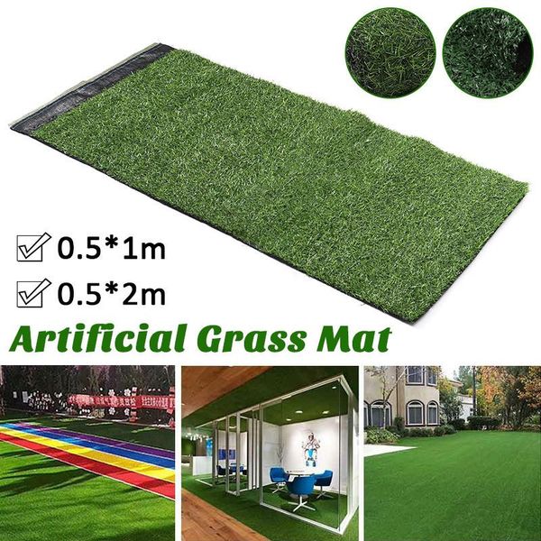 

decorative flowers & wreaths 10/20mm thickness artificial lawn 0.5x1m/2m length turf grass carpet simulation outdoor green for garden