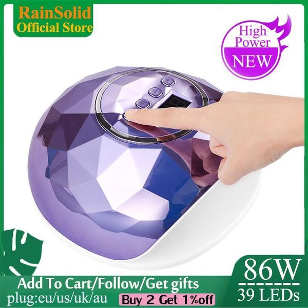 

colorful f6 uv led lamp manicure lampsl dryer for curing gel varnish nail tools with sensor lcd display dryers1