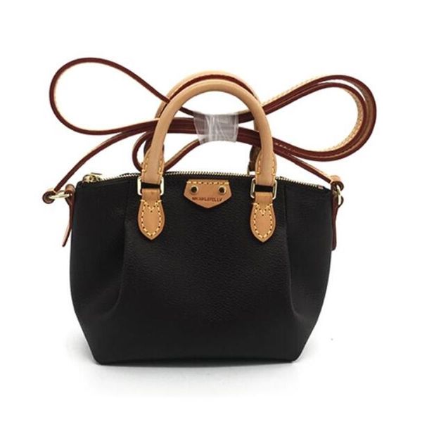 

bags messenger women brown m61253 handbag leather nano lady genuine designer mini grade shoulder oxidization qpupd