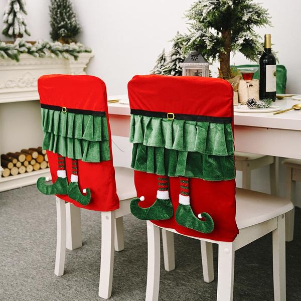 

chair covers merry christmas home party decor back cover fashion soft seat sleeve for dining room kitchen wedding