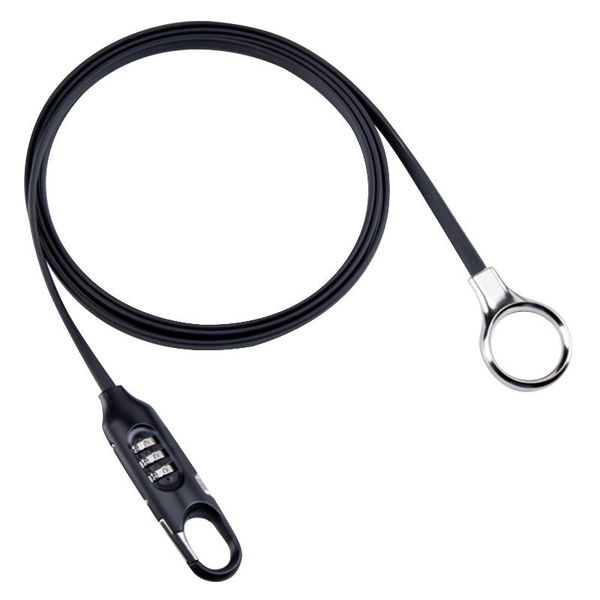 

bike locks bicycle lock resettable safety helmet portable anti-theft steel wire cable coiled password for favorable