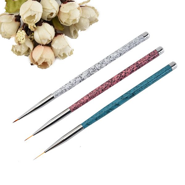 

3-piece color drawing set sharp flower diy pen nail enhancement tool