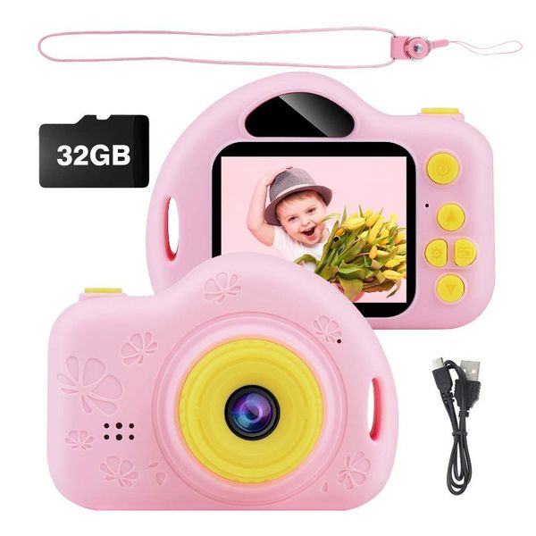 

digital po frames po kids camera toys hd 1080p selfie video children gift zoom camcorder with flash memory card