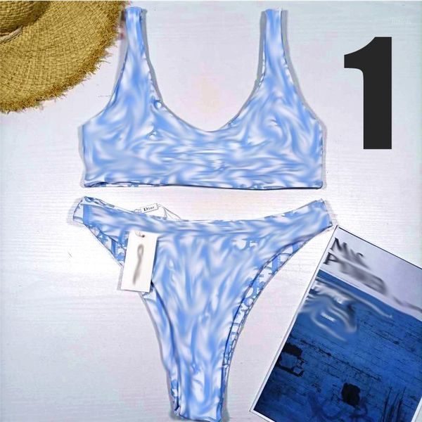 

women's swimwear high waist bikinis 2021 women push up swimsuits solid brazilian bikini ribbed biquini strap swim bathing suits, White;black