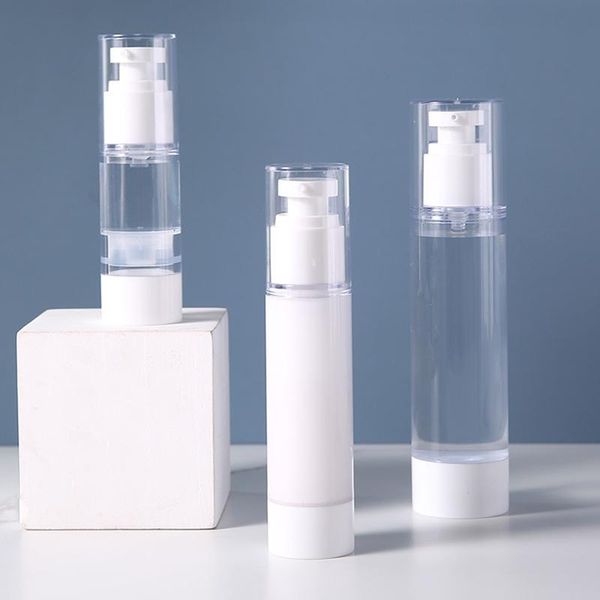 

storage bottles & jars cosmetics sub-bottling small sample bottle transparent vacuum press type spray lotion facial cleanser perfume