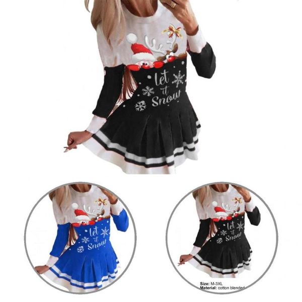 

casual dresses mini dress cute patchwork deer print short soft autumn, Black;gray