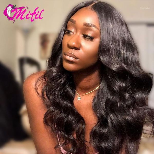 

mifil highlight lace front human hair wig body wave brazilian transparent frontal brown 4x4 closure #27 99j wigs1, Black;brown