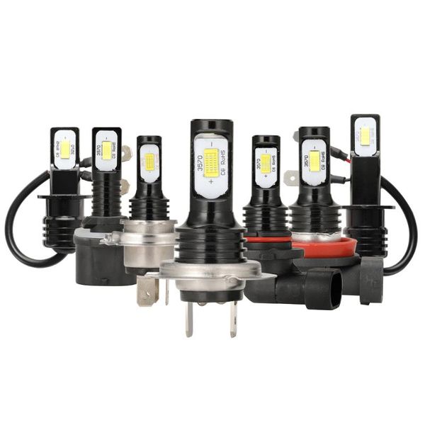 

car headlights bright csp led h1 h3 h4 h7 h8 h11 9005 9006 3000k 6000k 12000k auto headlamp lights for