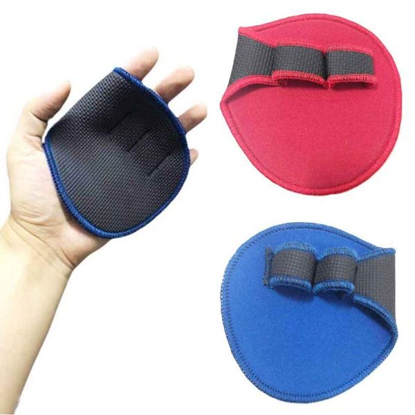 

elbow & knee pads 1 pair of anti skid weight lifting training gloves gym bench press hand protector fitness sports dumbbell grips, Black;gray