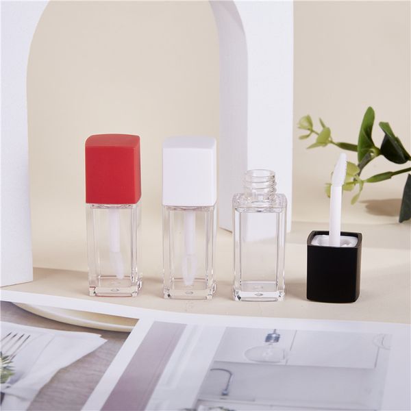 

5.5ml empty lip gloss tube refillable bottles lip glaze container for lip gloss base