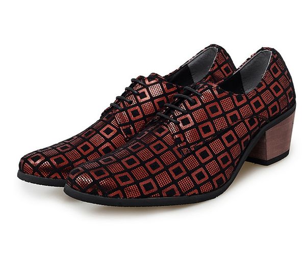 

shoes for men handmade crocodile leather oxfords dress wedding shoe business casual luxury plus size, Black