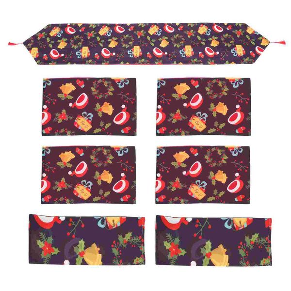 

table cloth 1set unique xmas mat decorative placemat runner home bottle sleeve