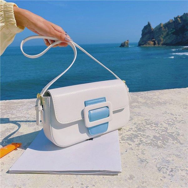 

evening bags niche design 2021 fashion high-end messenger bag girl versatile shoulder square armpit dual-use