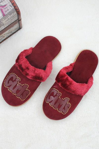 

girls home slipper slippers, Black