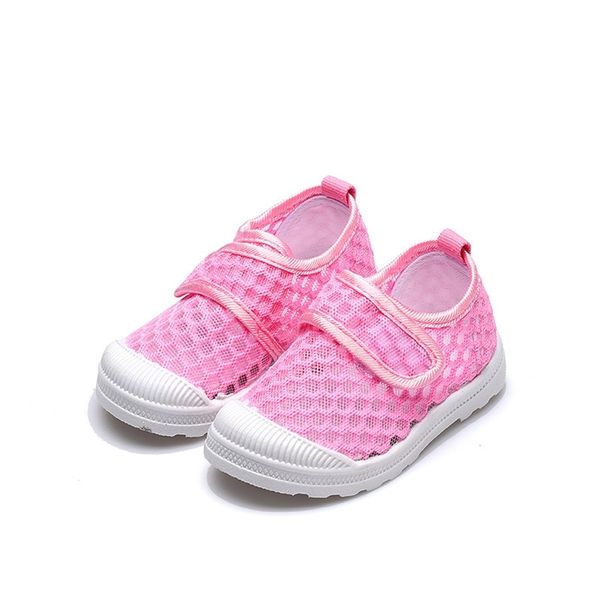 Şeker Renk Yaz Nefes Hava Mesh Çocuk Ayakkabı Tek Net Bez Çocuk Spor Ayakkabı Casual Erkek Ayakkabı Kız Sneakers 26-36 211022