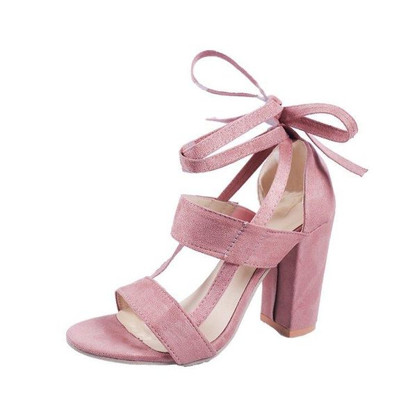 

women sandals fashion heels shoes woman quality lace up high hollow peep toe dress, Black