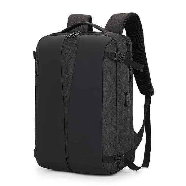 

men lapbackpack 15.6 inch anti-theft waterproof school backpacks usb charging business travel bag backpack new design
