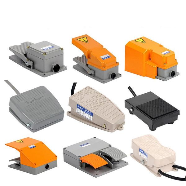 

smart home control 1pcs tfs-201 foot switch ekw5a-b pedal with wire 220v lt4