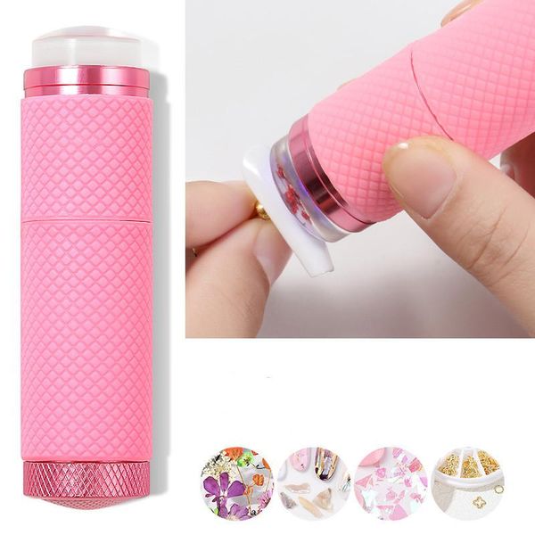 

nail dryers silicone pressing lamp embossing sticker sequin handheld portable mini one-handed potherapy