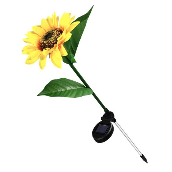 

lawn lamps 1pc sunflower shape stick lamp garden decorative (assorted color)