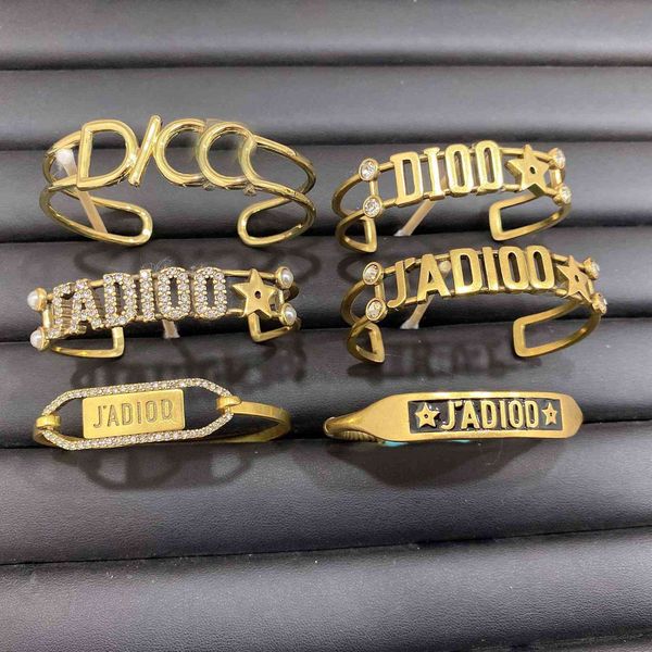 

design jewelry new letter bracelet net red star the same hand ornament temperament female, Black