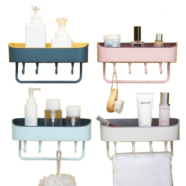 

storage bottles & jars punch toothbrush rack hook bathroom towel kitchen wall and cup organizer accessories
