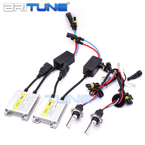 

h7 xenon hid conversion kit ignition unit reactor for headlight lenses 12v 35w ac ballast bulb h1 h3 9005 9006 4300k 6000k 8000k