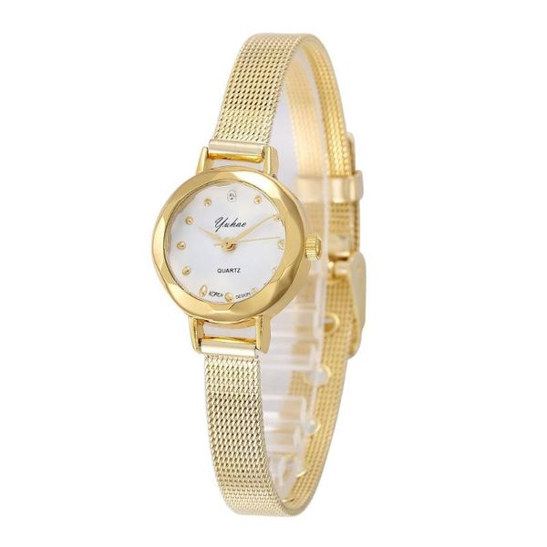 

wristwatches stylish simple steel strap watch small dial fashionable women dress gift alloy design, Slivery;brown