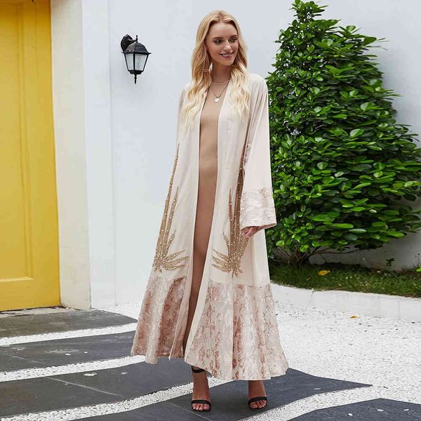 

aid mubarek dubai abaya kimono femme ete muslim fashion hijab dress abayas for women turkey robe musulman kaftan islam clothing, Red