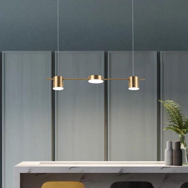 

pendant lamps postmodern gold or black led light dining room long lamp nordic bar coffee shop home deco lighting hanging fixtures