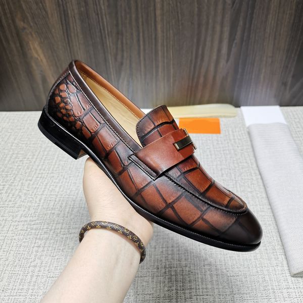 

2021mensshoes boys shoe luxury designer beautiful platform size casual sneakers shoes leather solid colors dress c01, Black