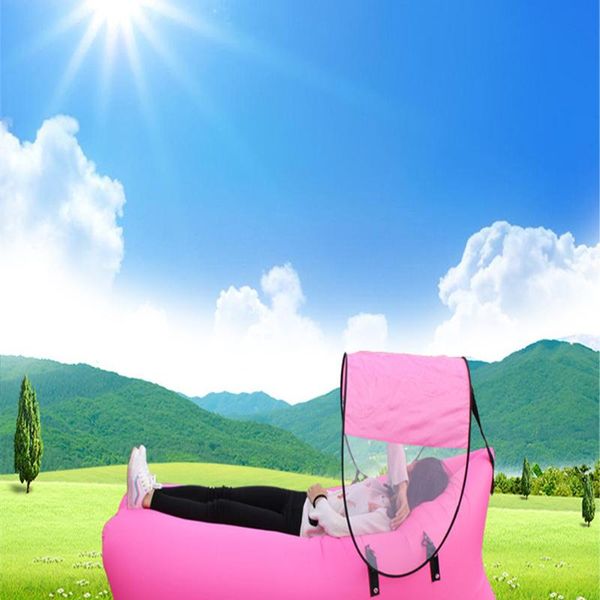 

sleeping bags outdoor leisure inflatable sofa with shading fast light bag recliner